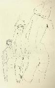 Schiele Drawing a Nude Model before a Mirror Egon Schiele